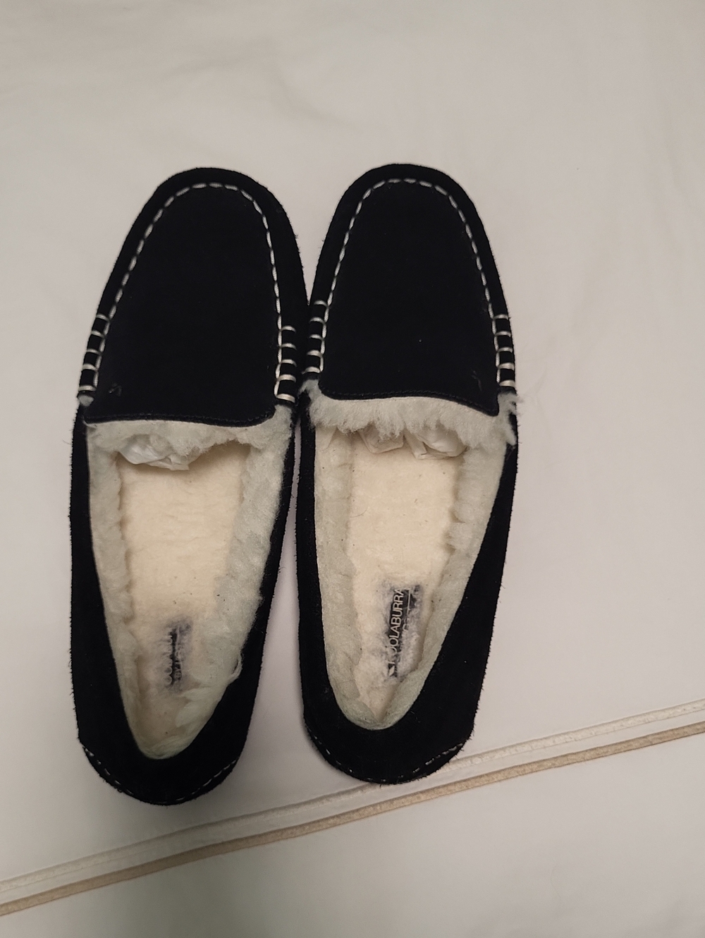 Koolaburra by UGG Lezly Fuzzy-Lined Slippers Black & Brown